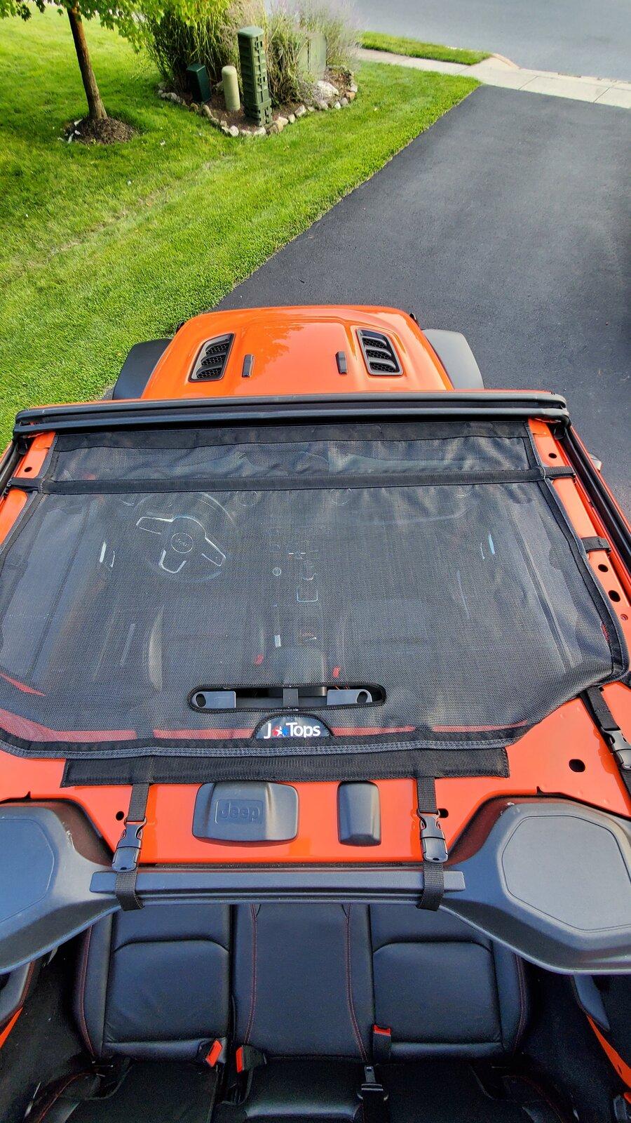 Jeep Gladiator JTops USA Bikini Sun Shade (Front Half) $100 20200906_185334
