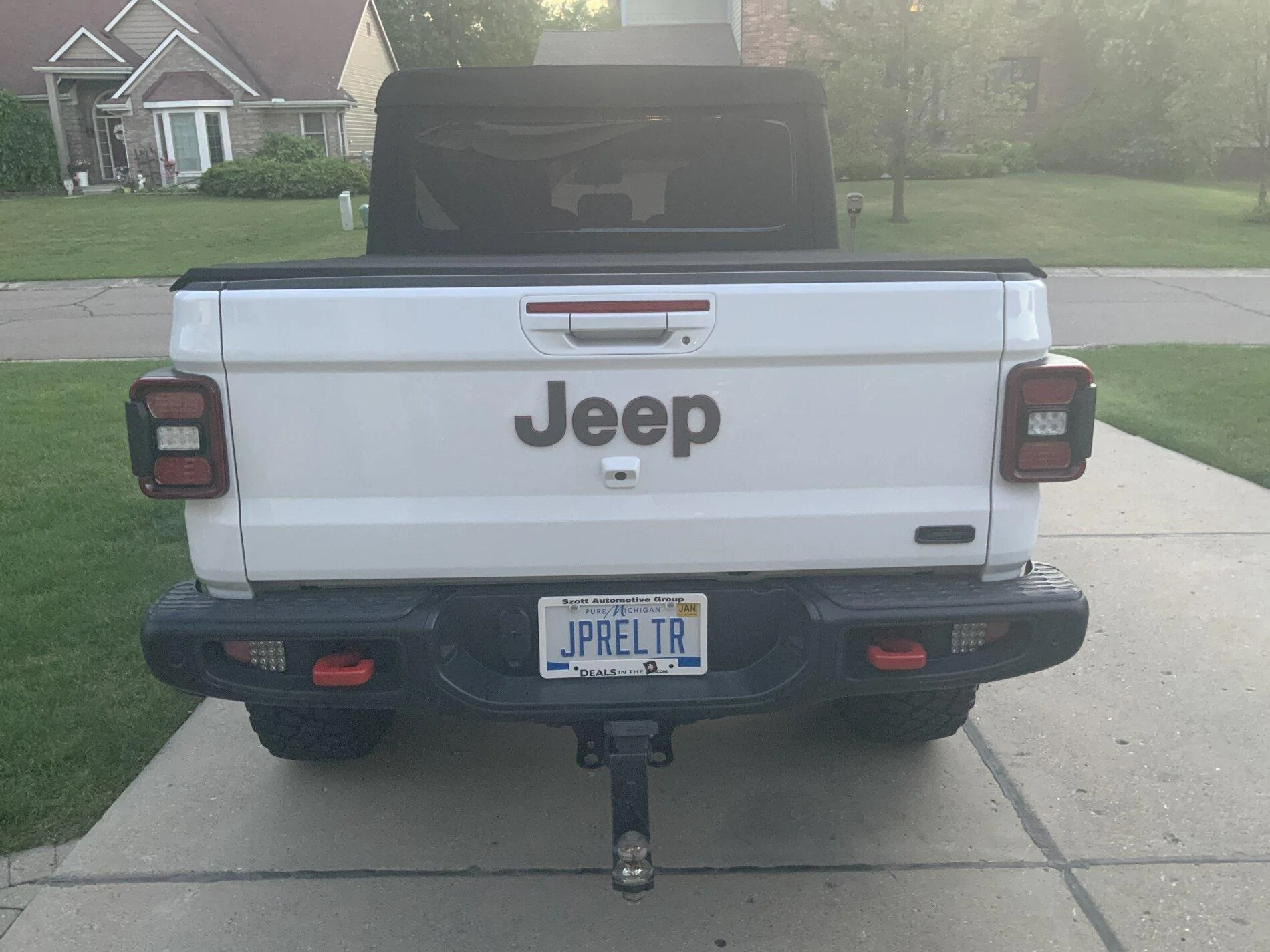 Jeep Gladiator Auxiliary LED Reverse Lights (Integrated Rear Bumper) imag