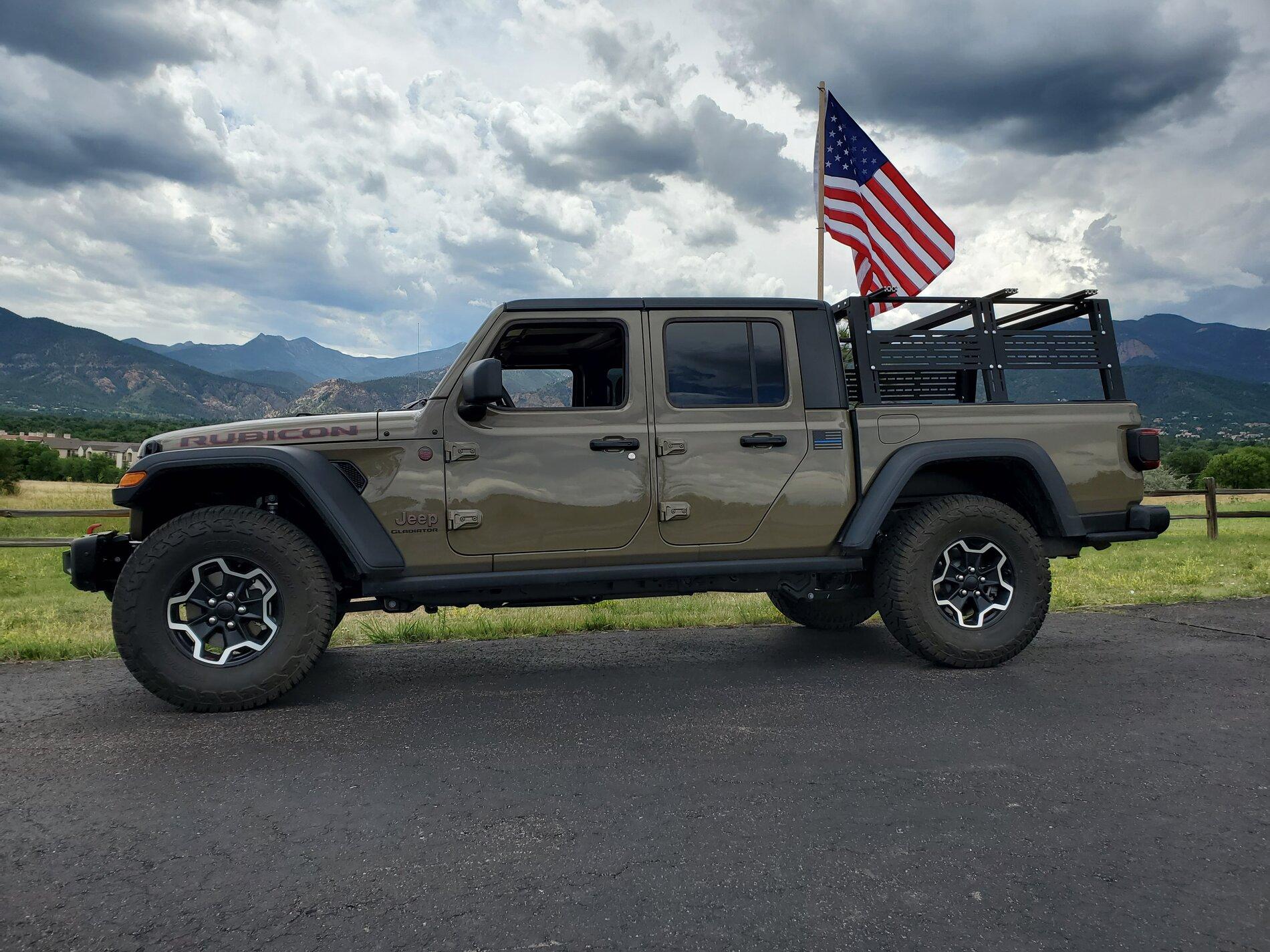 Jeep Gladiator I don't understand the advantages of a Bed Rack 20200704_135141