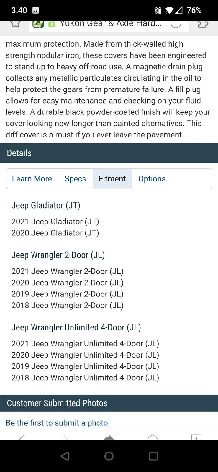 Jeep Gladiator Dana 44 for JT & JL Screenshot_20210702-154007