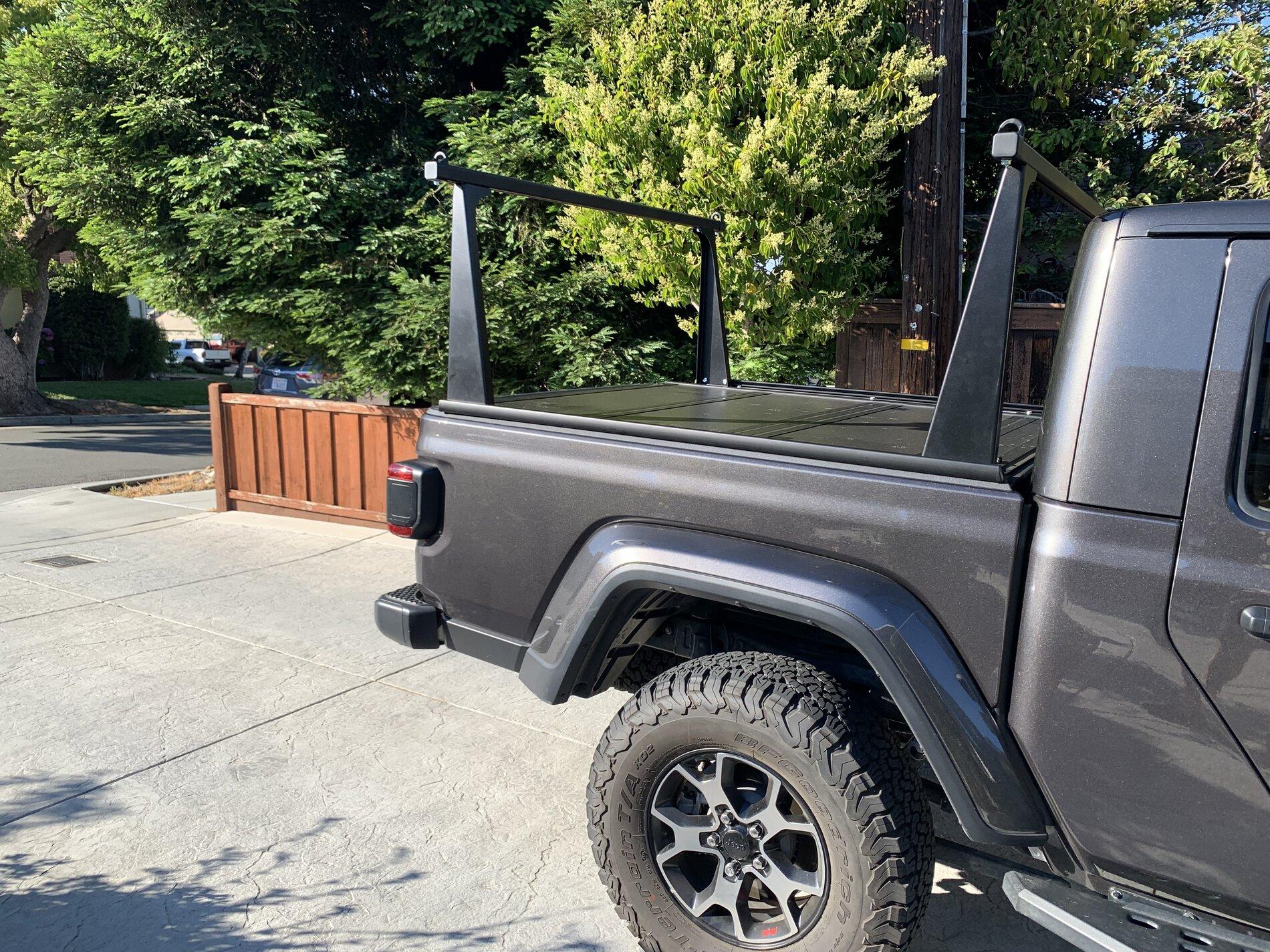 Jeep Gladiator ADARAC Bed Rack with Tri-fold tonneau 5BF044E0-ECB3-4E03-8F6D-880F7C4C6041