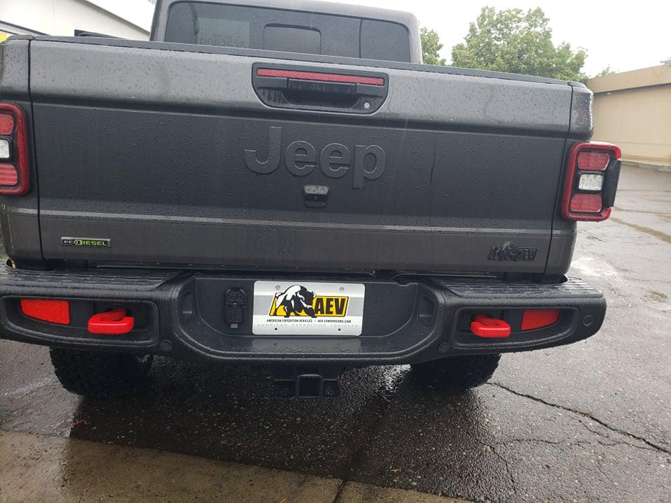 Jeep Gladiator UPDATE: DELIVERED!! Rubicon Diesel: Factory order and Modifications from AEV help with some decisions, tires, wheels, transmission, transfer case pic glad back aev 205463922_182463203828549_5640069793091084694_n