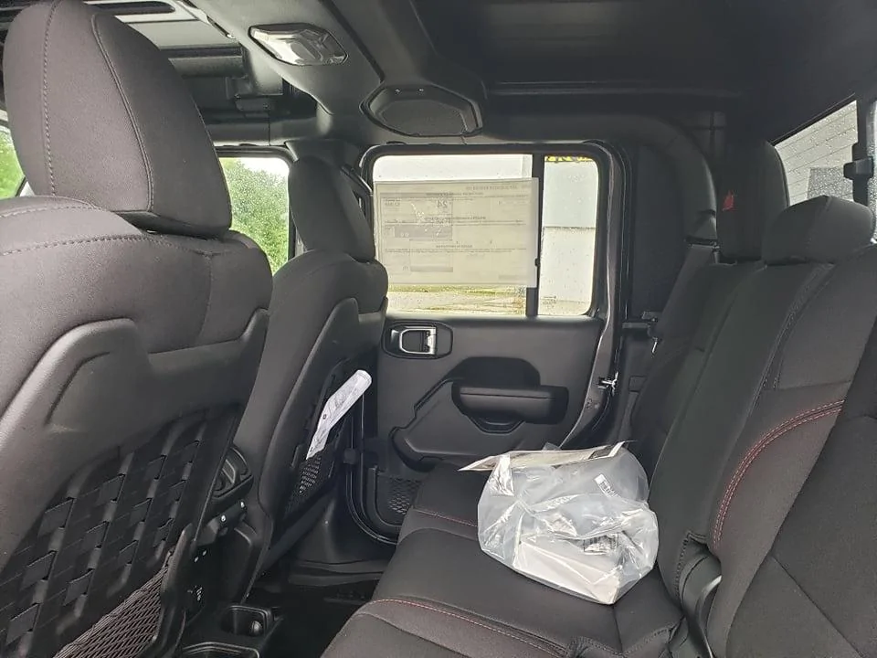 Jeep Gladiator UPDATE: DELIVERED!! Rubicon Diesel: Factory order and Modifications from AEV help with some decisions, tires, wheels, transmission, transfer case pic glad back cabin 204262943_1948387071982574_6000575278856089477_n