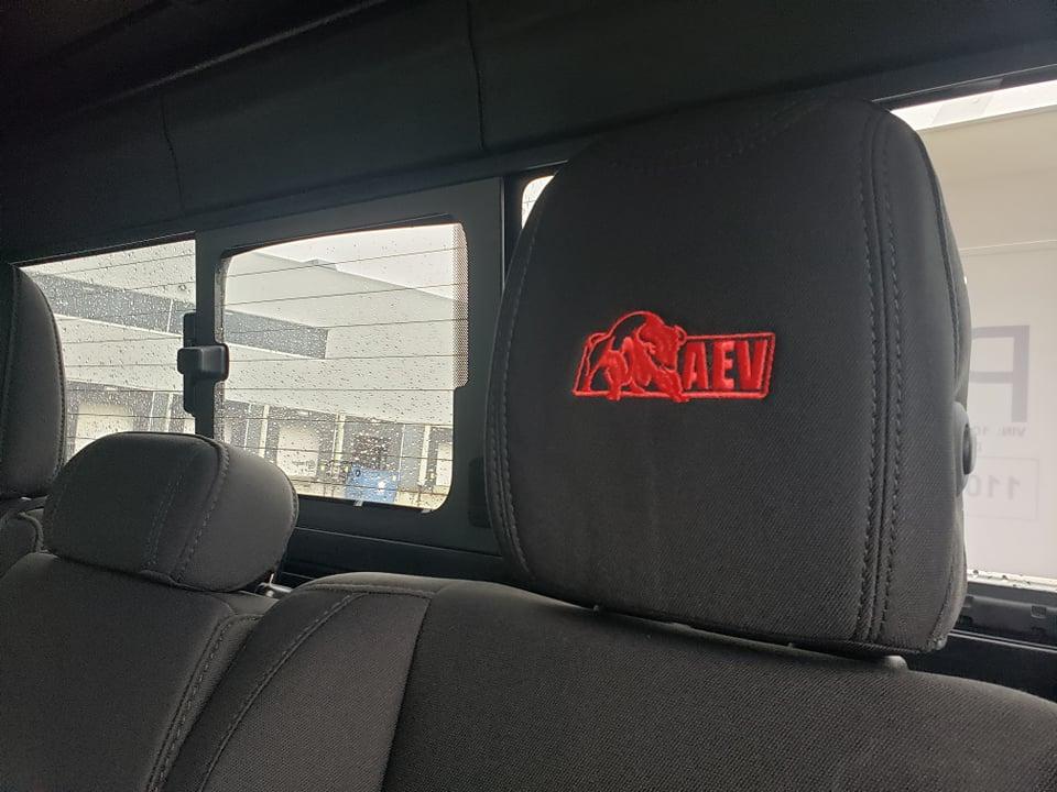 Jeep Gladiator UPDATE: DELIVERED!! Rubicon Diesel: Factory order and Modifications from AEV help with some decisions, tires, wheels, transmission, transfer case pic glad seat back 203664188_336029218125994_4773004738170851624_n