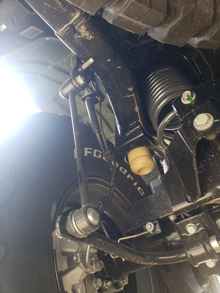 Jeep Gladiator UPDATE: DELIVERED!! Rubicon Diesel: Factory order and Modifications from AEV help with some decisions, tires, wheels, transmission, transfer case pic glad under neath near brake 212161071_790609534944804_8279536815707437106_n