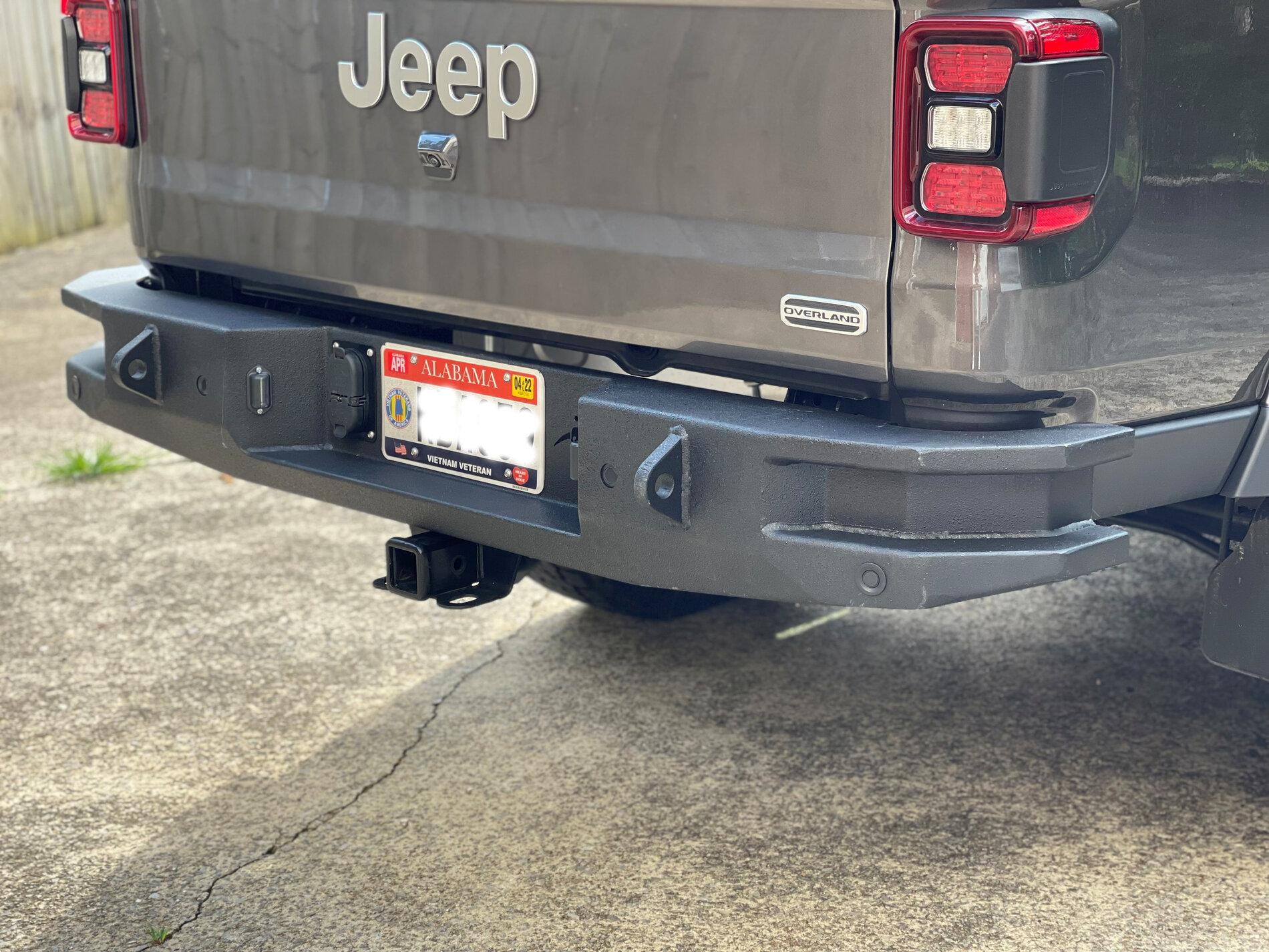 Jeep Gladiator Installed a Reaper Off-Road JTRB Immortal R1 Rear Bumper image_50380801 tag 