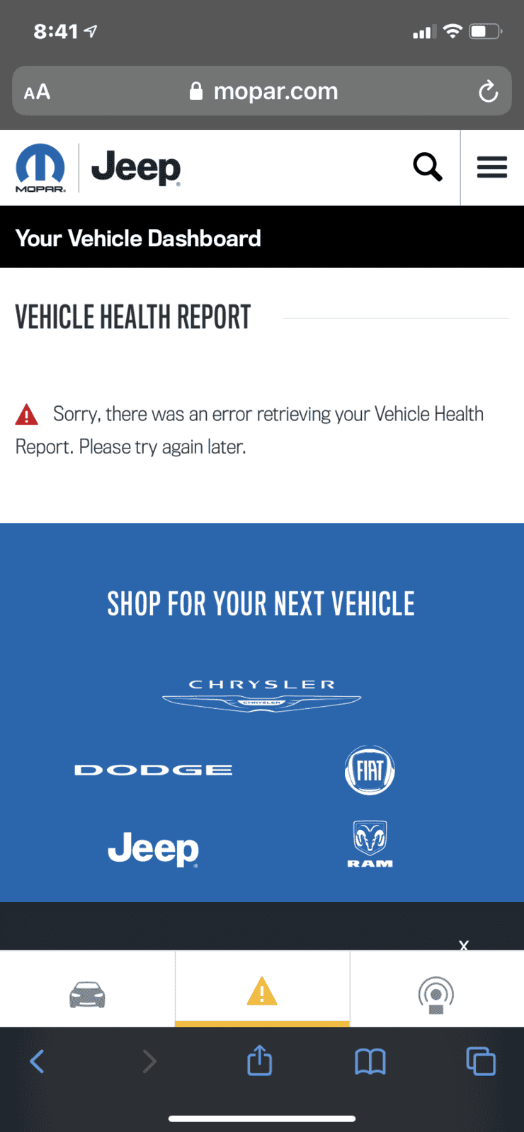 Jeep Gladiator UCONNECT 8.4 INFO update to the app 36A6393A-8ED0-426E-B8D4-C26380989B23