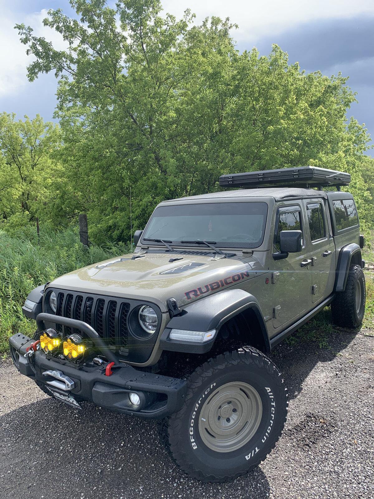 Jeep Gladiator My Gator Retro/Export style/Overlander  Gladiator Rubicon build. 8A5DEA8D-17C3-4D43-A678-45DDC86662D0