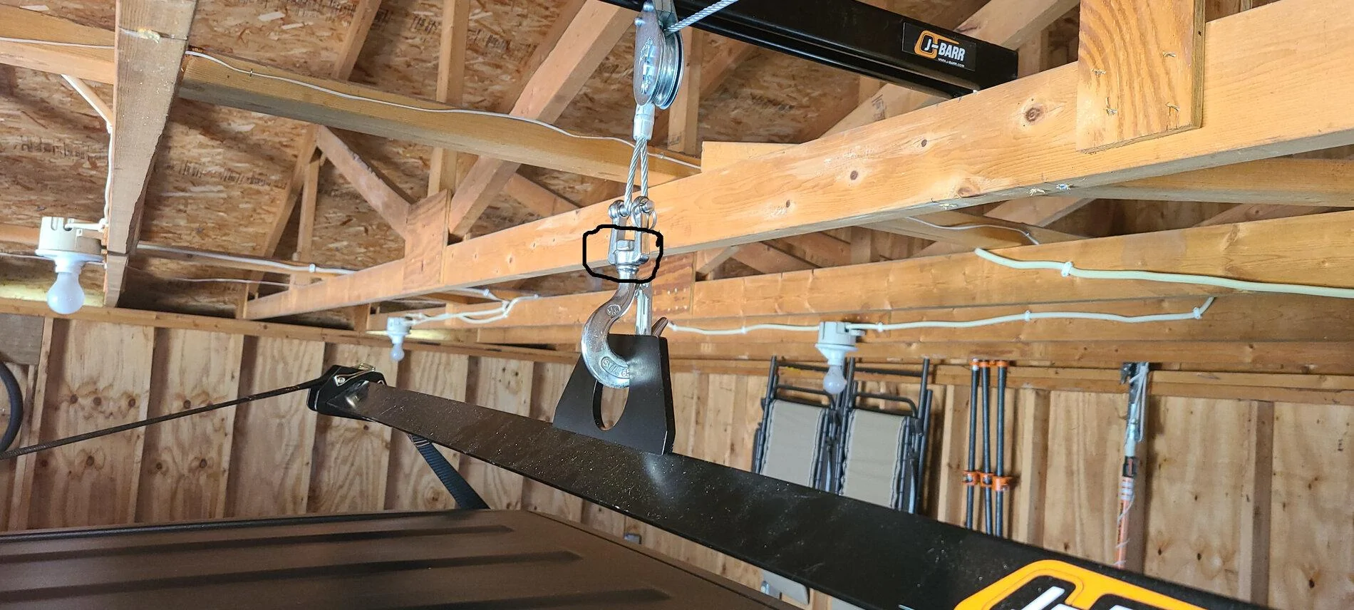 Jeep Gladiator J-Barr hard top hoist. 20210703_131722