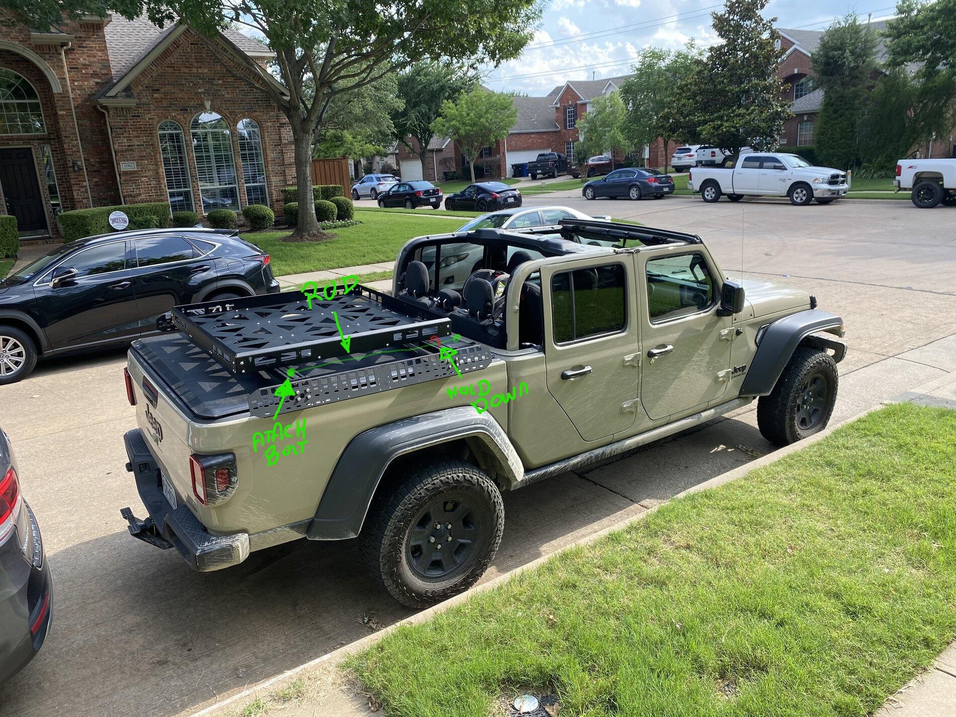 Jeep Gladiator I don't understand the advantages of a Bed Rack rack 1_LI