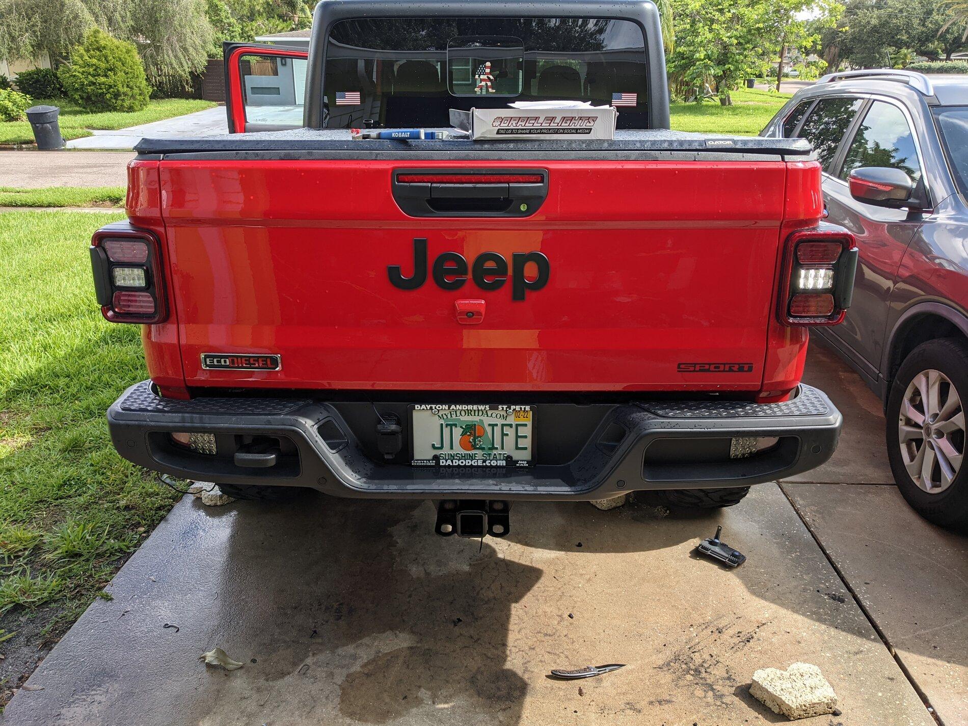 Jeep Gladiator Let's See Your Personalized Plates PXL_20210702_141753954
