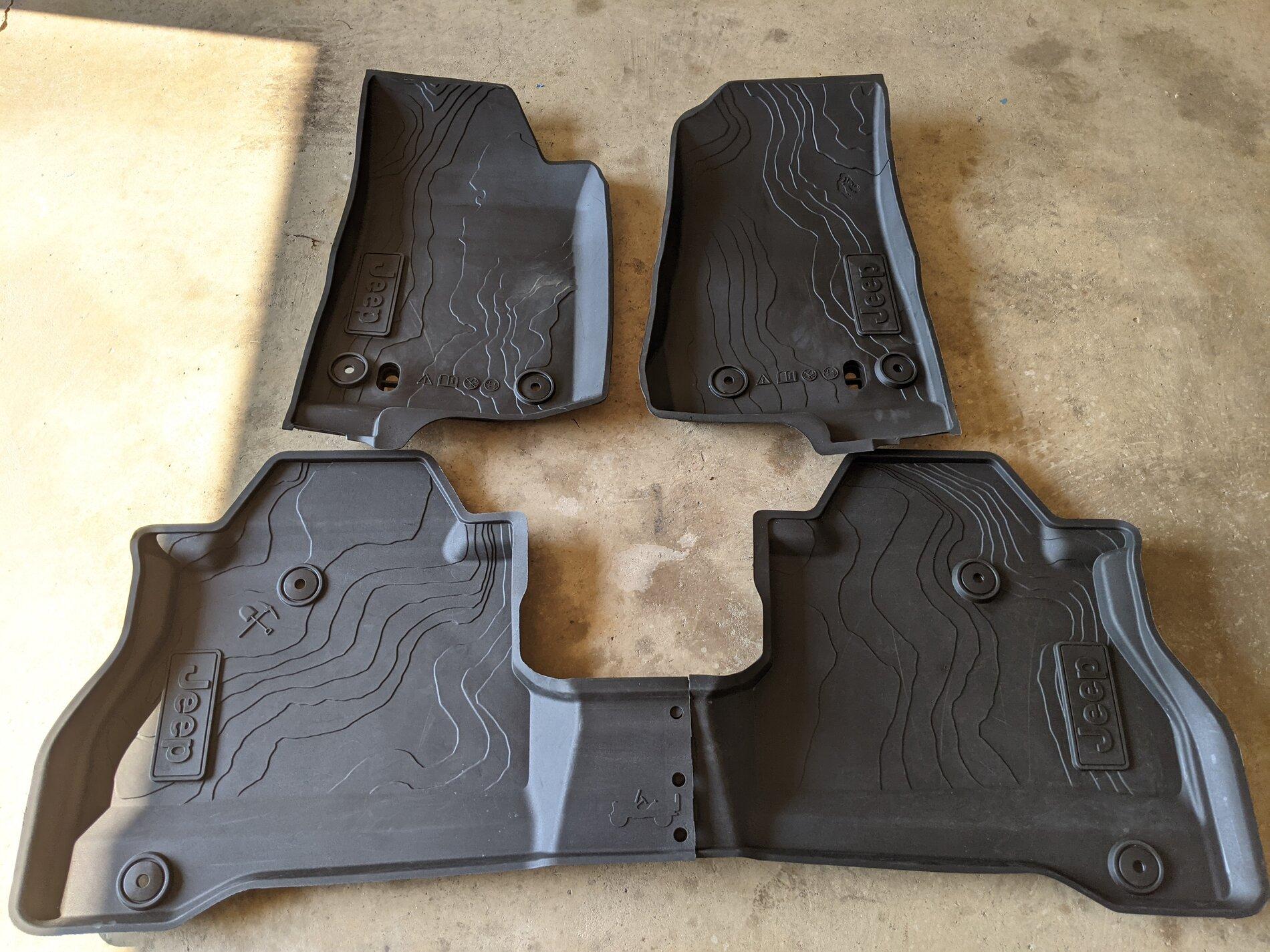 Jeep Gladiator Jeep Mopar all weather floor mats PXL_20210705_211307124