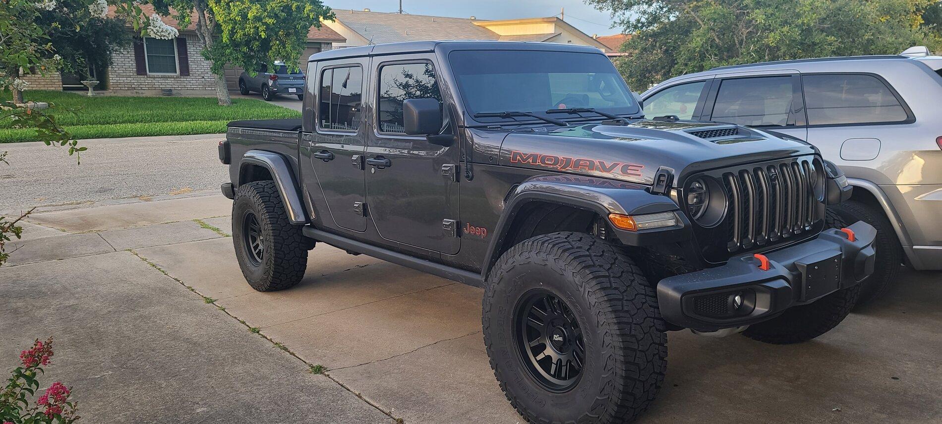 Jeep Gladiator Let’s see granite crystal jt’s with aftermarket wheels please 20210702_201050