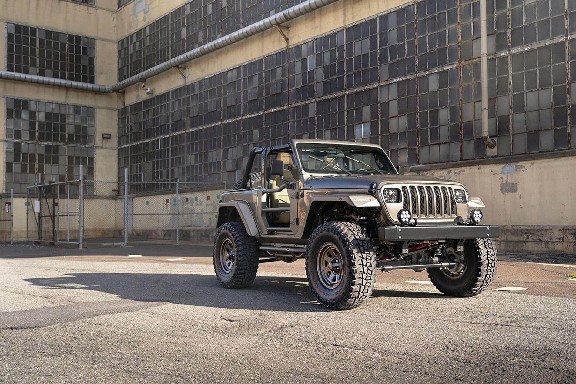 Jeep Gladiator YJ conversion grill Quadratec-Jeep-Wrangler-YJL-1