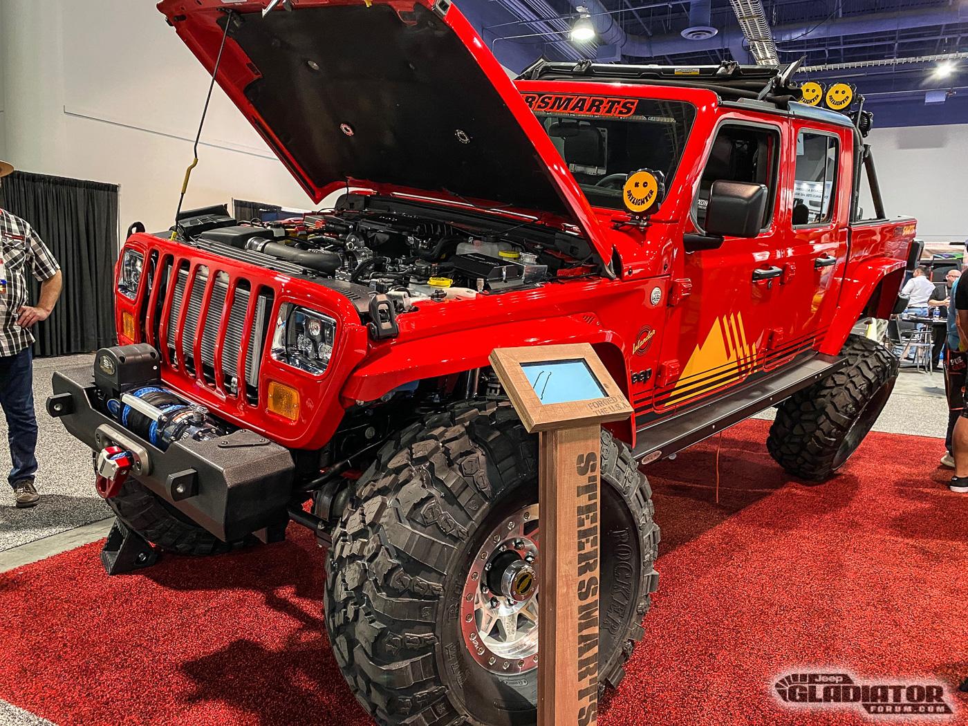 Jeep Gladiator YJ conversion grill Steer-Smarts-Gladiator-Build-SEMA-2019-6