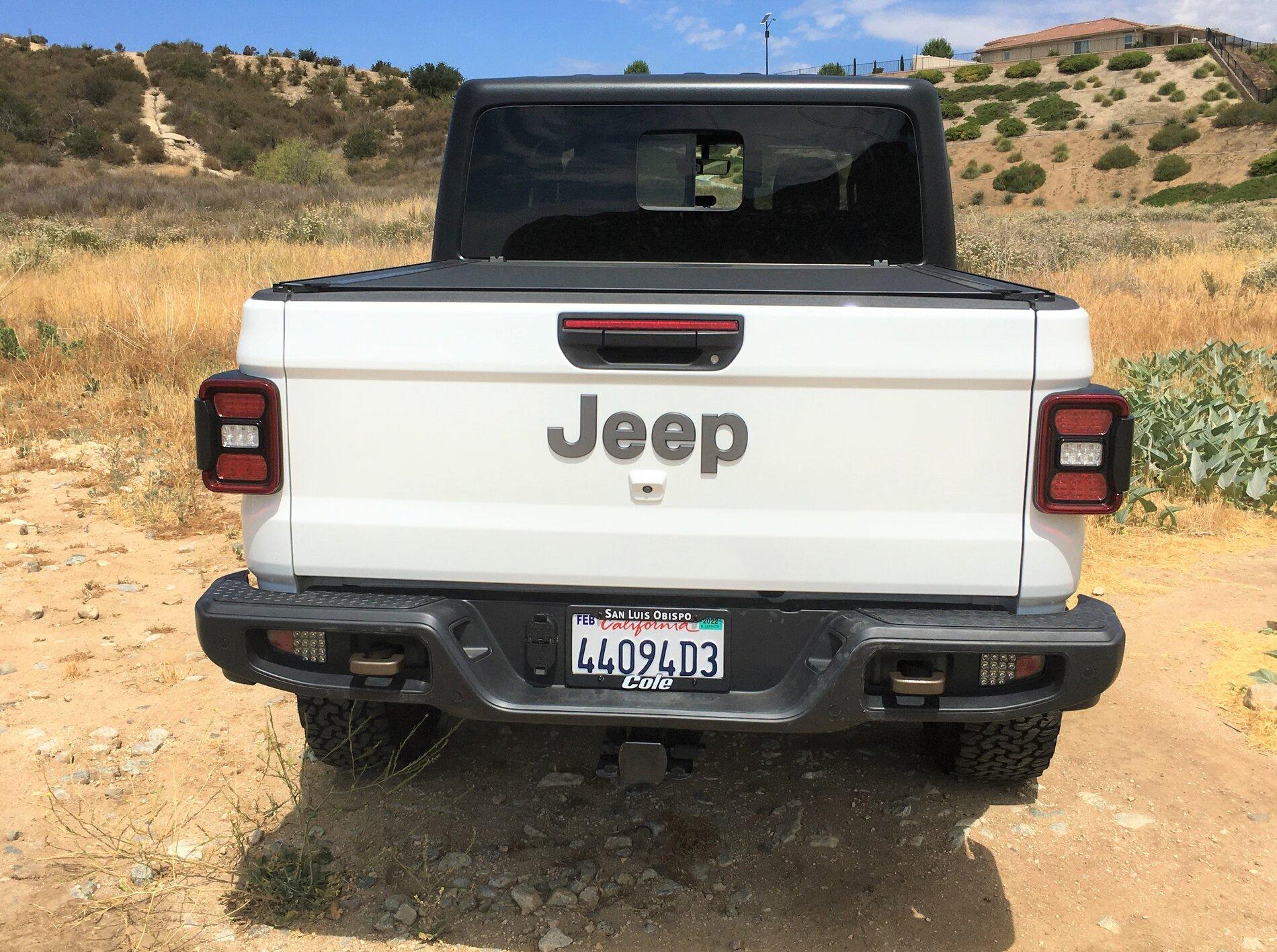Jeep Gladiator Auxiliary LED Reverse Lights (Integrated Rear Bumper) back up lights.JPG