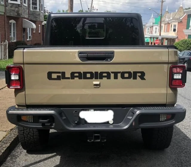 Jeep Gladiator Auxiliary LED Reverse Lights (Integrated Rear Bumper) jeep rear 1