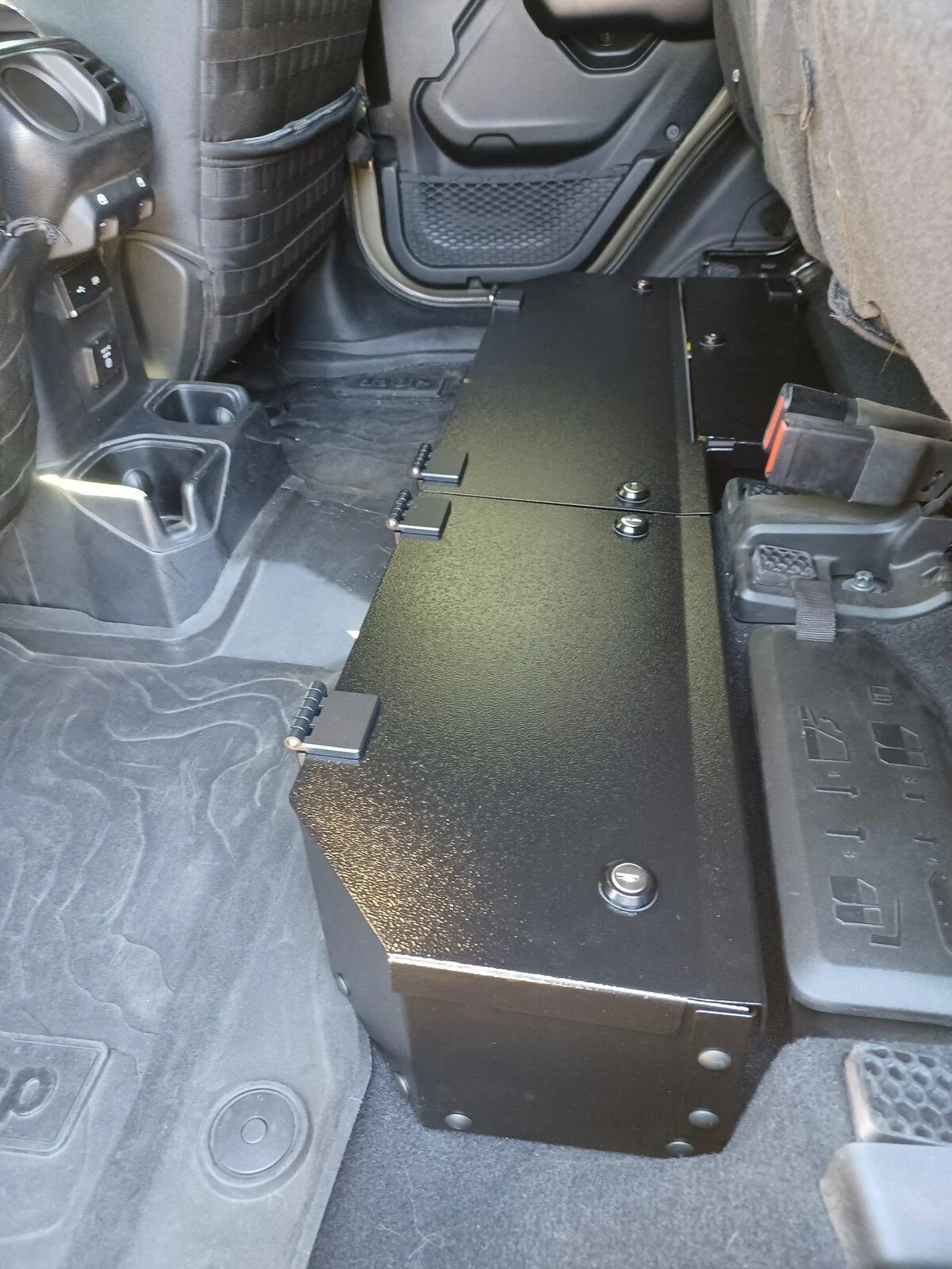 Jeep Gladiator Rear Under Seat Security Storage : By Diabolical Inc. 1625623114734