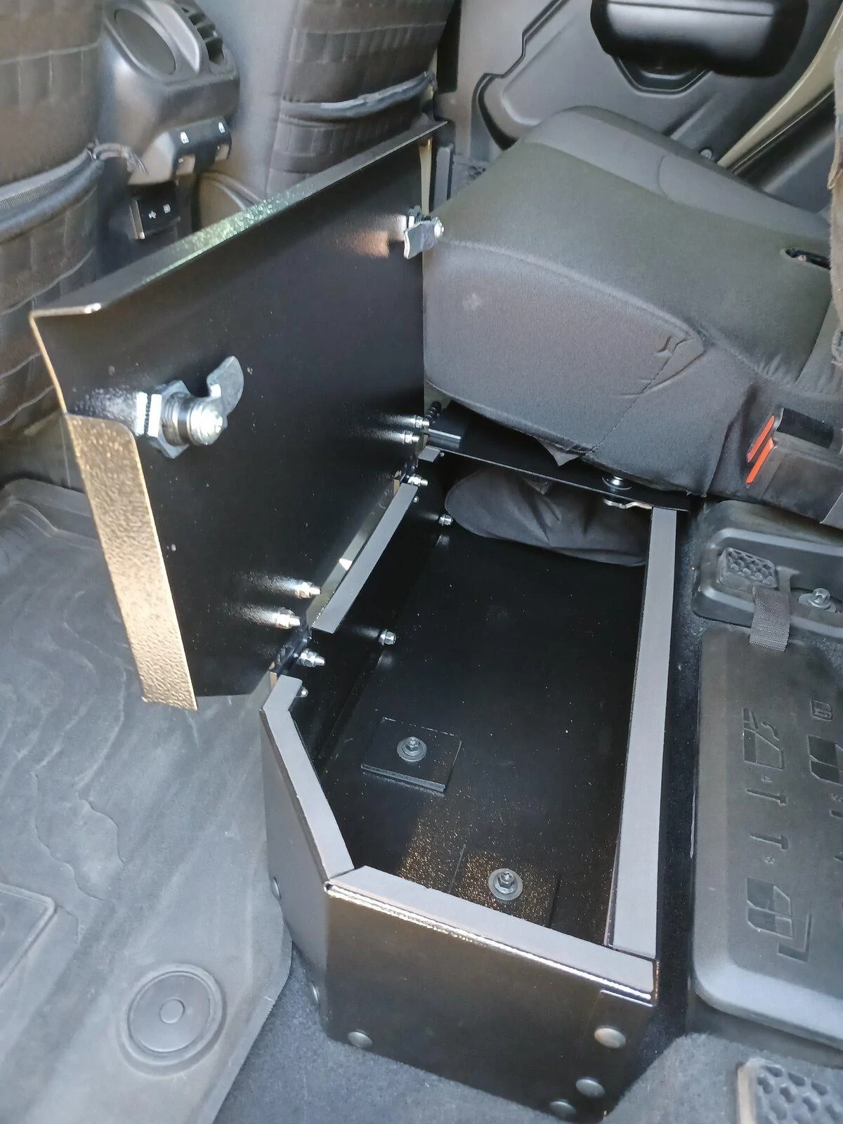 Jeep Gladiator Rear Under Seat Security Storage : By Diabolical Inc. 1625623227452