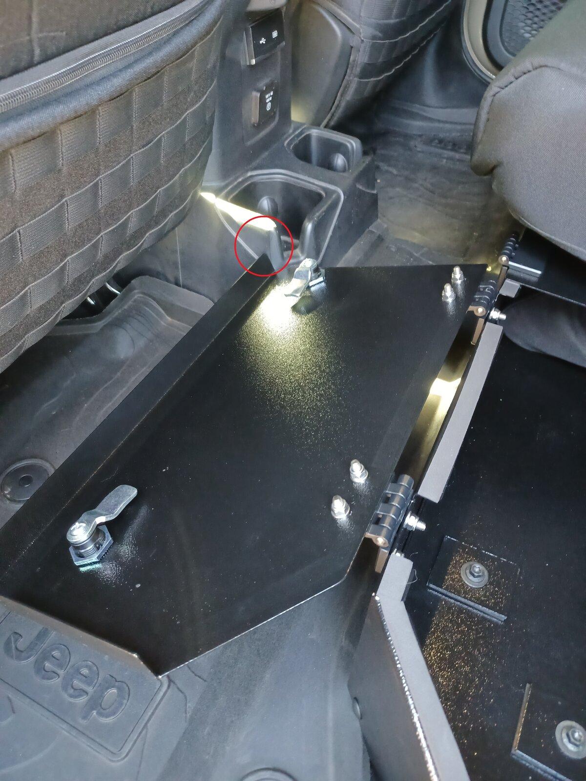 Jeep Gladiator Rear Under Seat Security Storage : By Diabolical Inc. 1625623347898