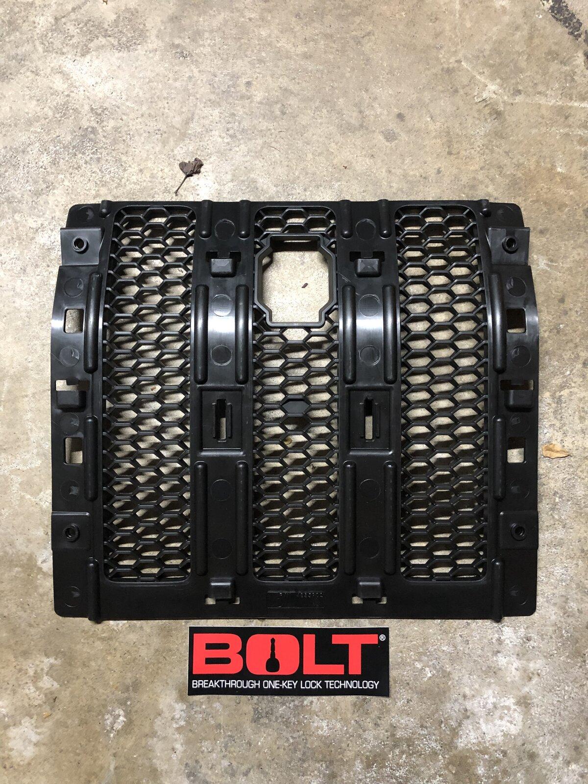 Jeep Gladiator Grill insert with lock hole for JL 657405B9-DA0C-4935-A944-F40252AE0F59