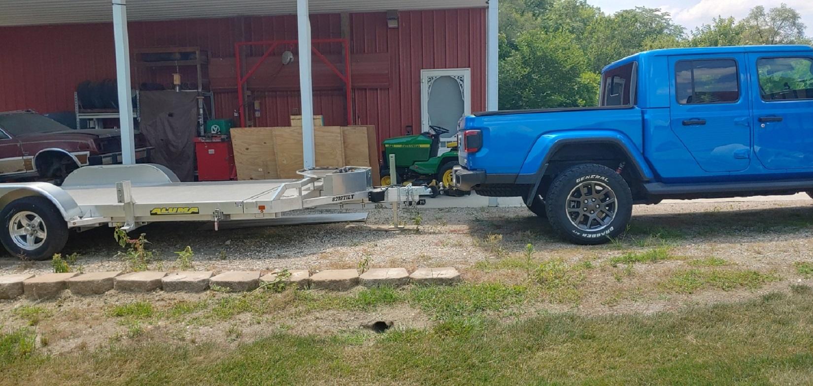 Jeep Gladiator Checking to see if I need a different ball mount 20210706_142417_HDR