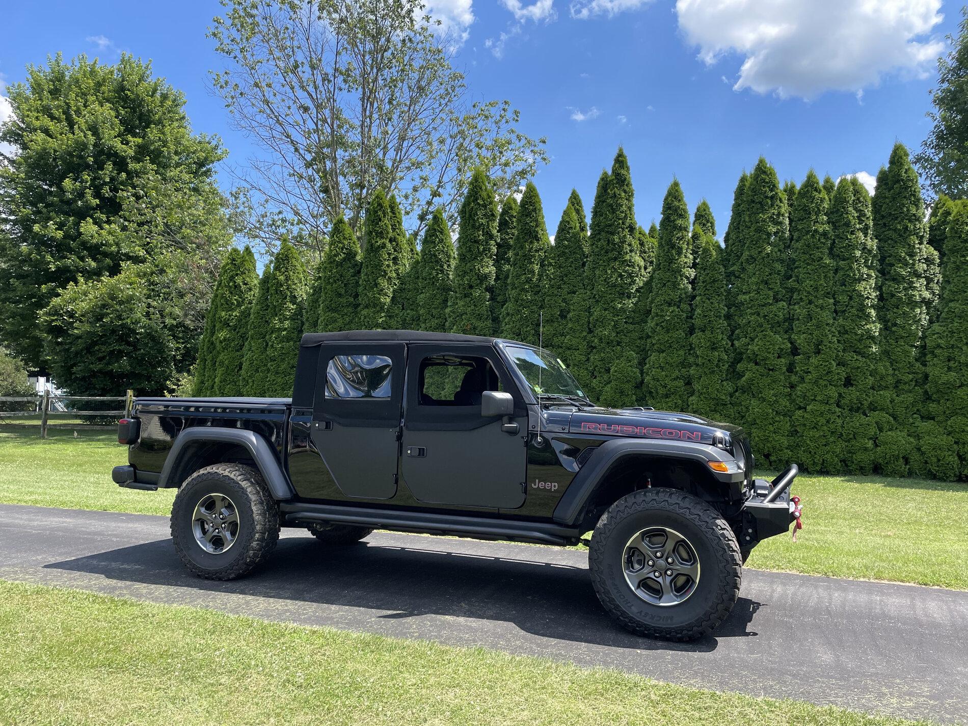 Jeep Gladiator Doors off, premium soft top, rain protection? C72ECB61-E77D-4DC9-B303-30D93D859174