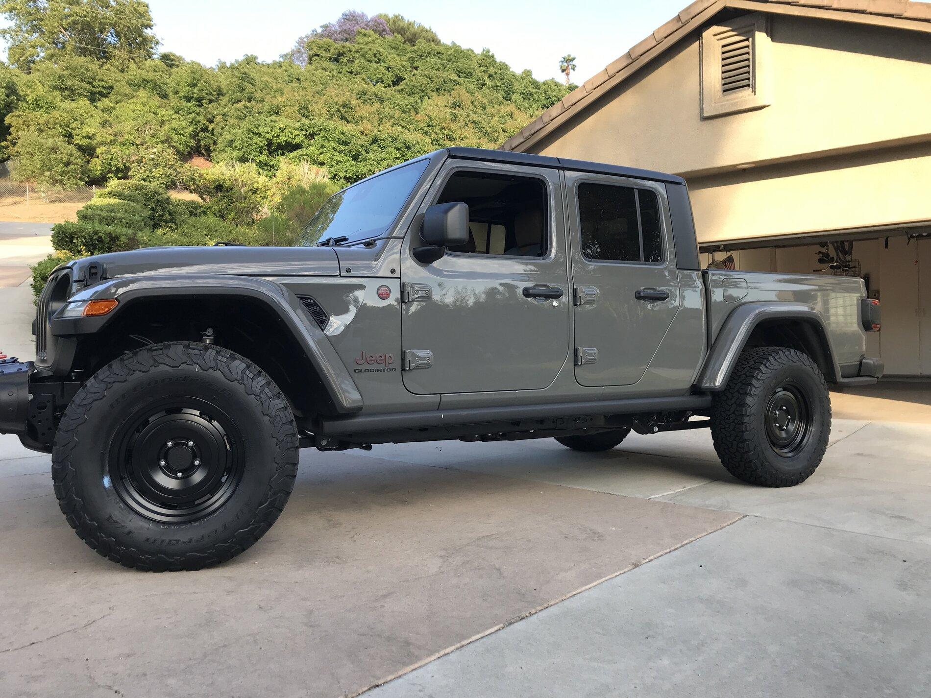 Jeep Gladiator Lets see your wheel poke C2240B60-93FD-4204-BBF0-F7B2E6E70D8B