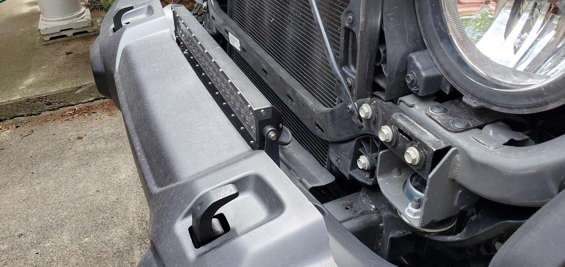 Jeep Gladiator Diesel cooling options and ideas side
