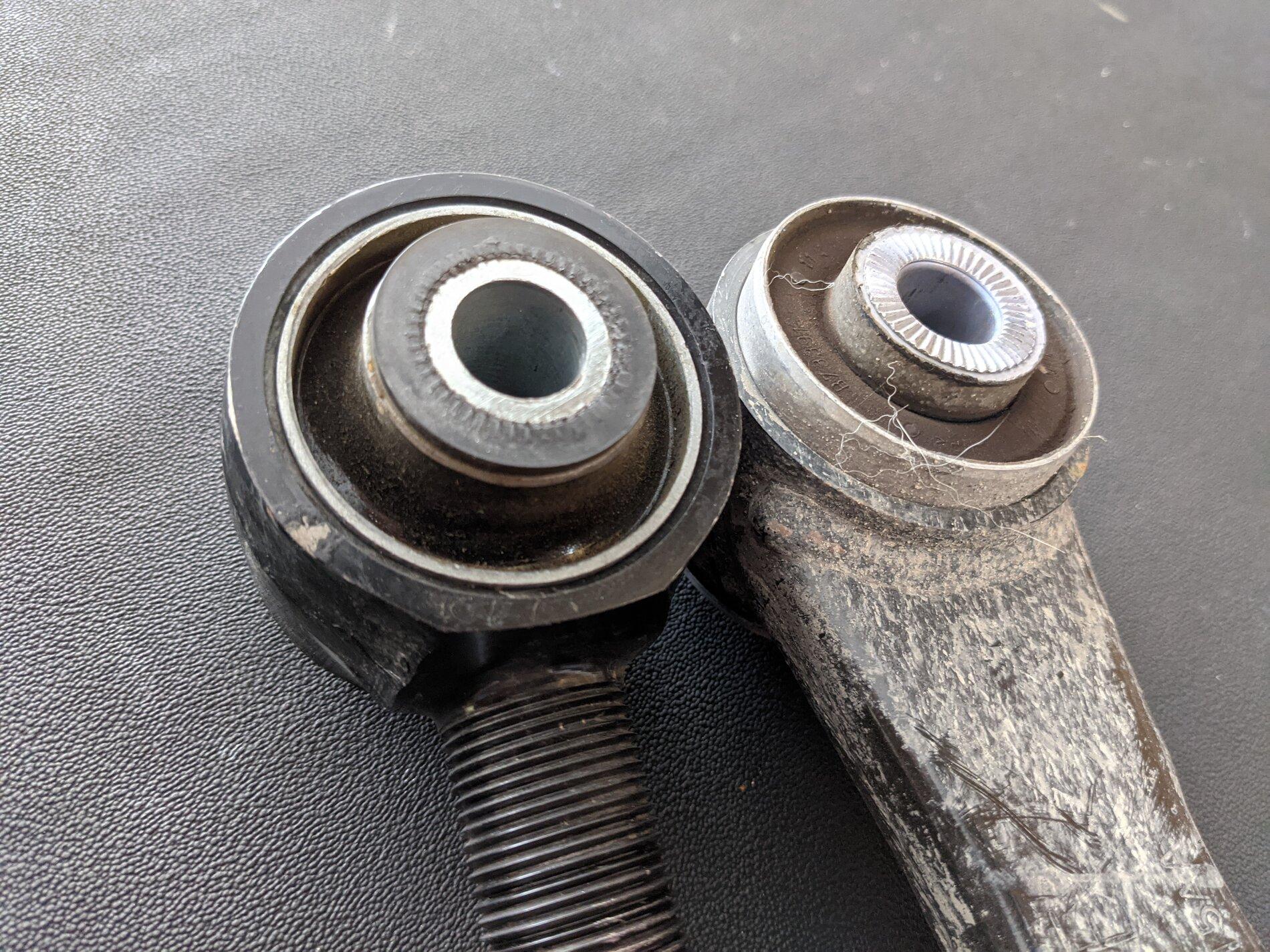 Jeep Gladiator Joints.  Stock vs Giro vs Johnny in Clayton arms. PXL_20210709_224206187