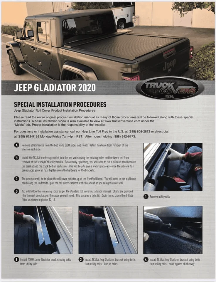 Jeep Gladiator Truck Covers USA Tonneau:  Pros and Cons? 1625871688242