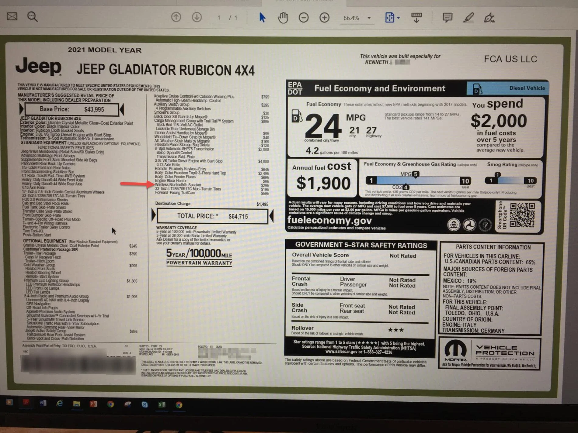 Jeep Gladiator QUESTION: What are these two components? MSRP with blue tooth speaker 161101753_496826568343747_6963077687076018014_n