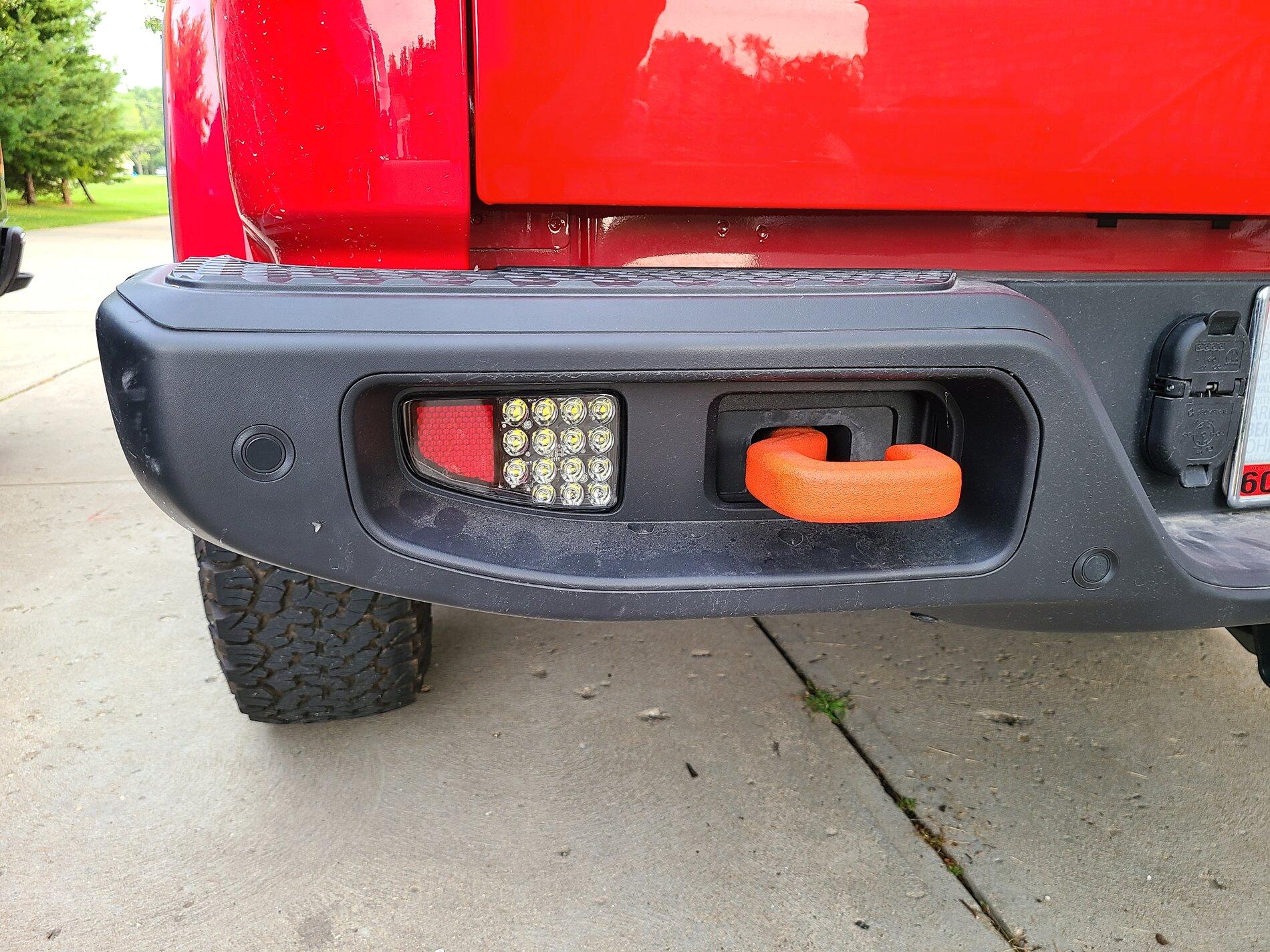 Jeep Gladiator ORACLE LIGHTING Rear Bumper LED Reverse Lights install 20210708_192731
