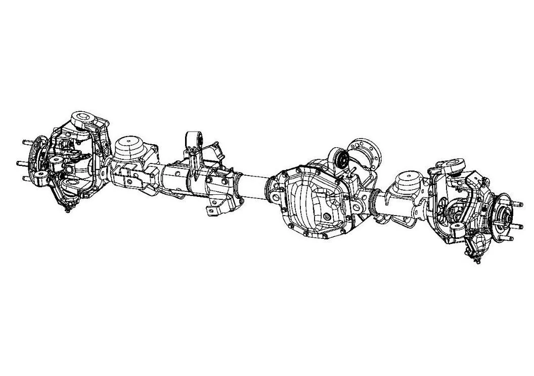 Jeep Gladiator WTB 2020-2021 Gladiator Sport Front Complete Axle mopar-ultimate-dana-44aAdvantek-front-axle-assembly-jeep-gladiator-jt