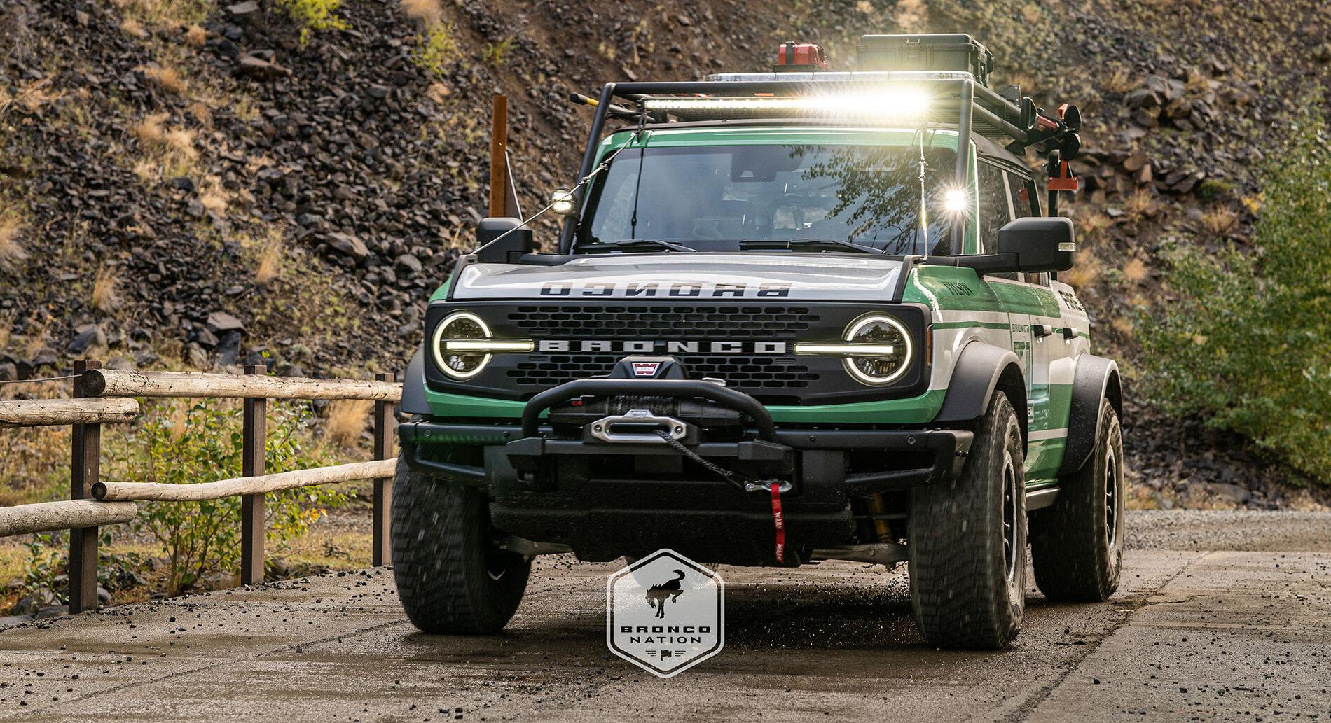 Jeep Gladiator Interesting build at the dealership - Brush Firefighting Jeep Gladiator Promo Build Filson-Ford-Bronco-1