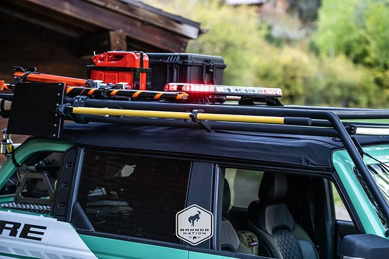 Jeep Gladiator Interesting build at the dealership - Brush Firefighting Jeep Gladiator Promo Build Filson-Ford-Bronco-3