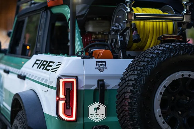 Jeep Gladiator Interesting build at the dealership - Brush Firefighting Jeep Gladiator Promo Build Filson-Ford-Bronco-6