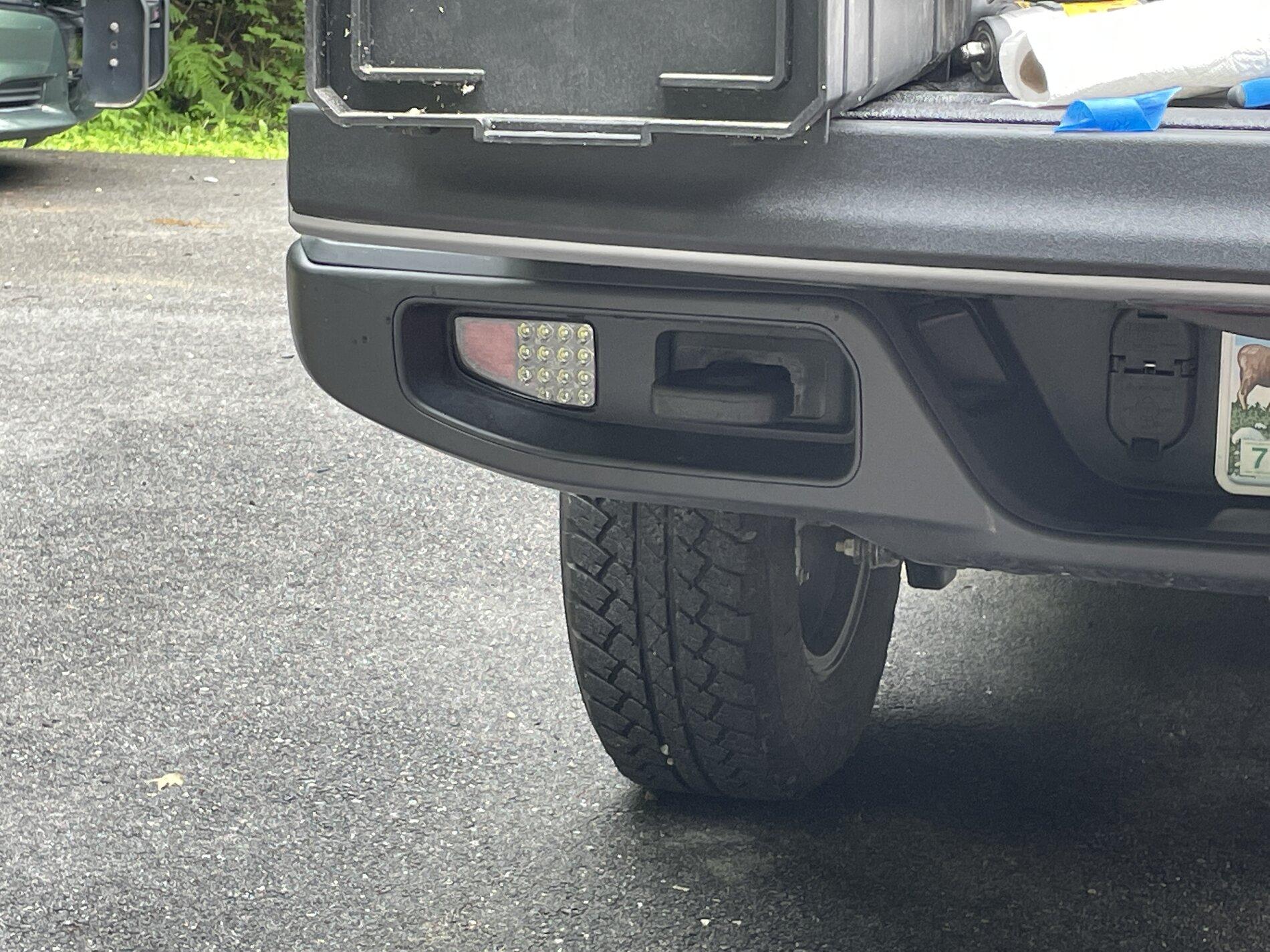 Jeep Gladiator Auxiliary LED Reverse Lights (Integrated Rear Bumper) image