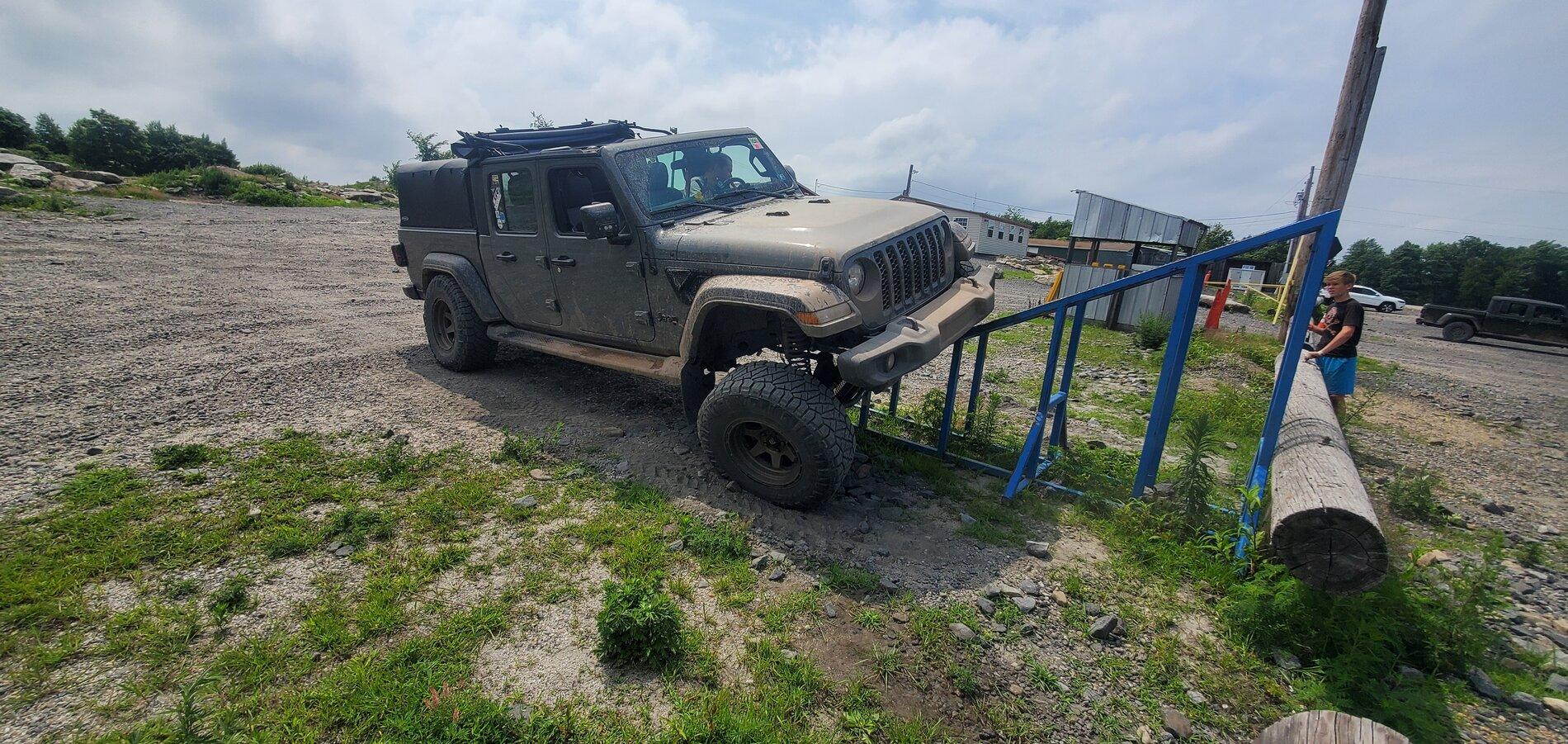 Jeep Gladiator Rausch Creek 7/11 20210711_144357