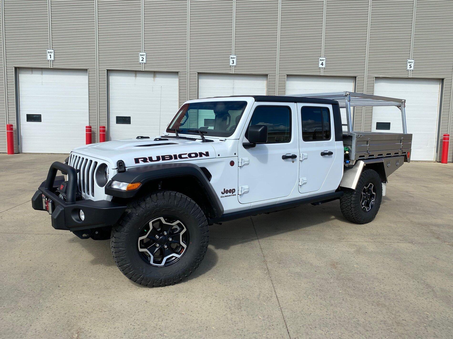 Jeep Gladiator Interesting build at the dealership - Brush Firefighting Jeep Gladiator Promo Build SUMMIT EXPEDITION TRUCKS JEEP GLADIATOR FLATBED UTE TRAY 3