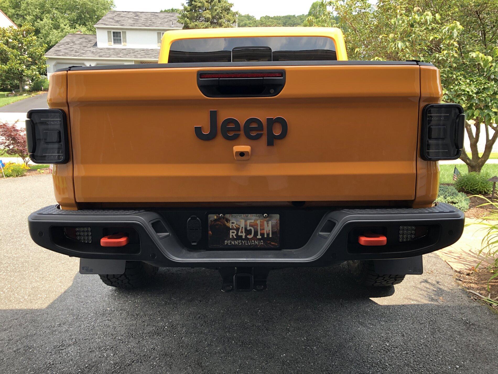 Jeep Gladiator ORACLE LIGHTING Rear Bumper LED Reverse Lights install 79D7C23A-A89F-49AE-AB0D-A37CF214D141