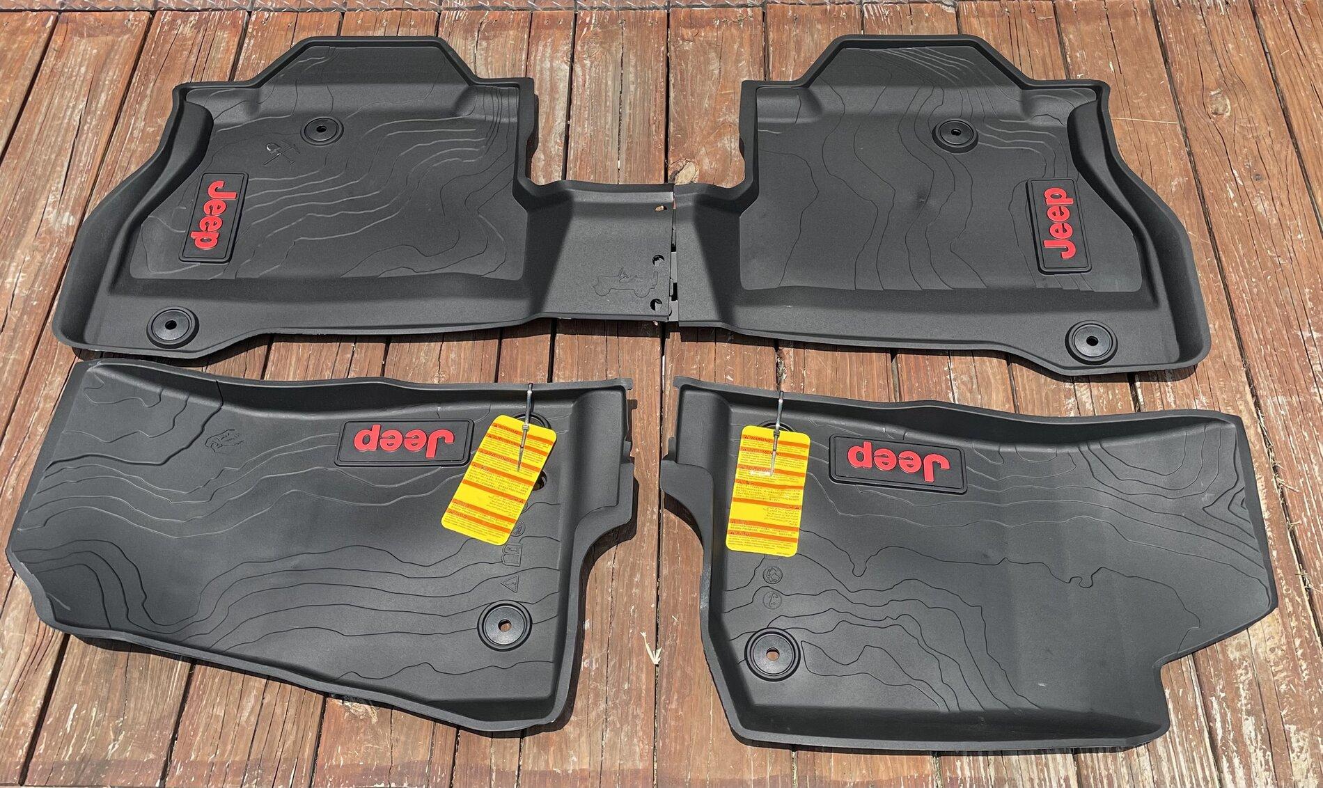 Jeep Gladiator Mopar All Weather Floor Liners Front and Rear - Brand New A1092D6C-9361-4F22-A36C-4D3F696CDF9A