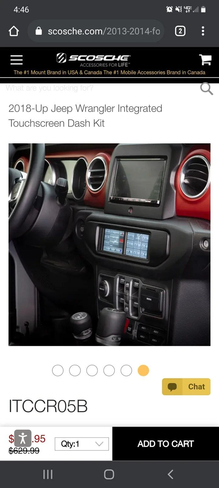 Jeep Gladiator Touch screen dash kit Screenshot_20210716-164657_Chrom