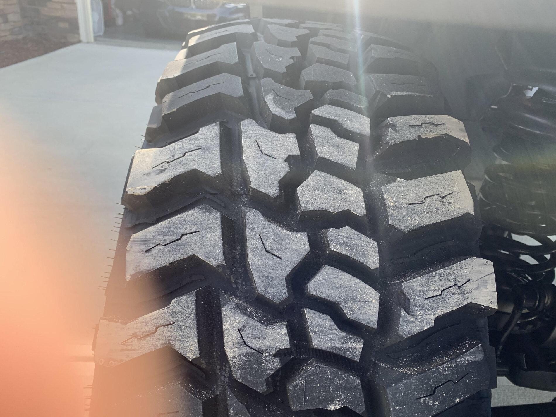 Jeep Gladiator MT Baja Boss 37's, chalk test unnamed4