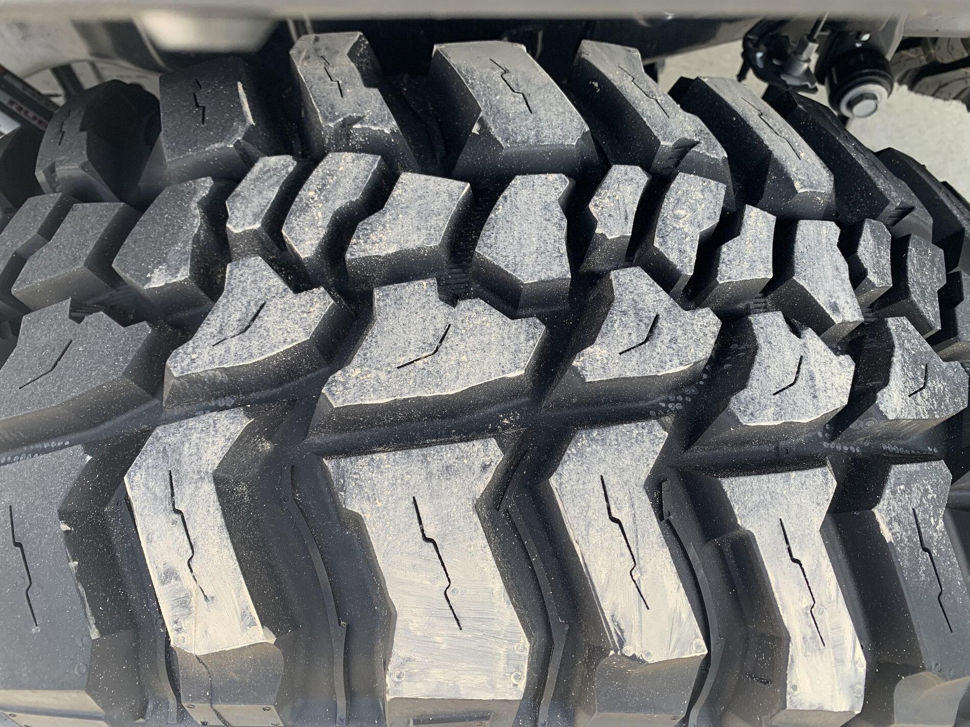 Jeep Gladiator MT Baja Boss 37's, chalk test unnamed2