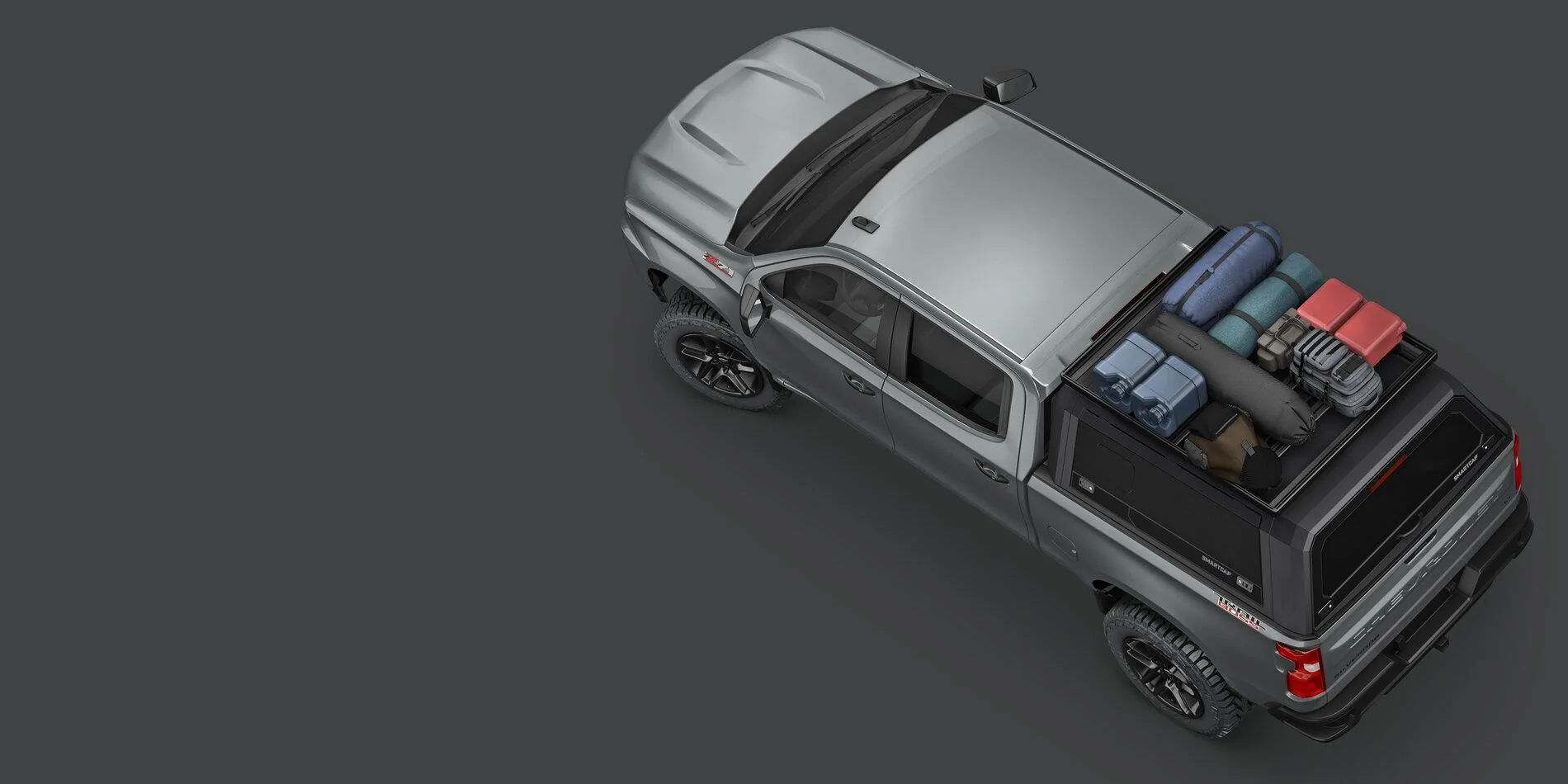 Jeep Gladiator An introduction to RSi. PlatformRack_Silverado_EVO_Overhead_Gear_L