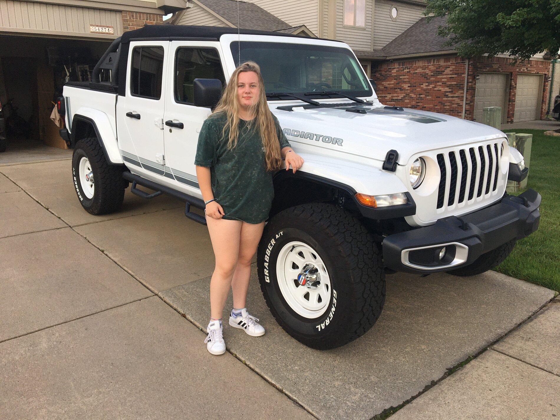 Jeep Gladiator Would love to see Jeeps that are owned by women! Shelby with Gladiator