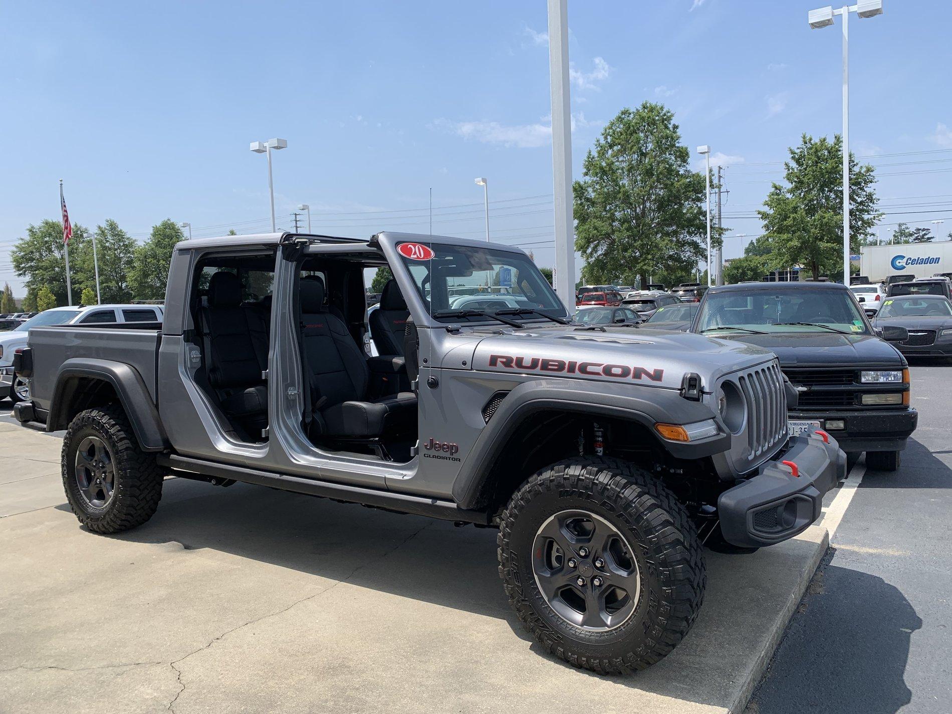 Jeep Gladiator Gladiator Rubicon Silver Billet just landed at Wilson NC 24B06516-D72F-4F0F-B493-654FF5C45C4E