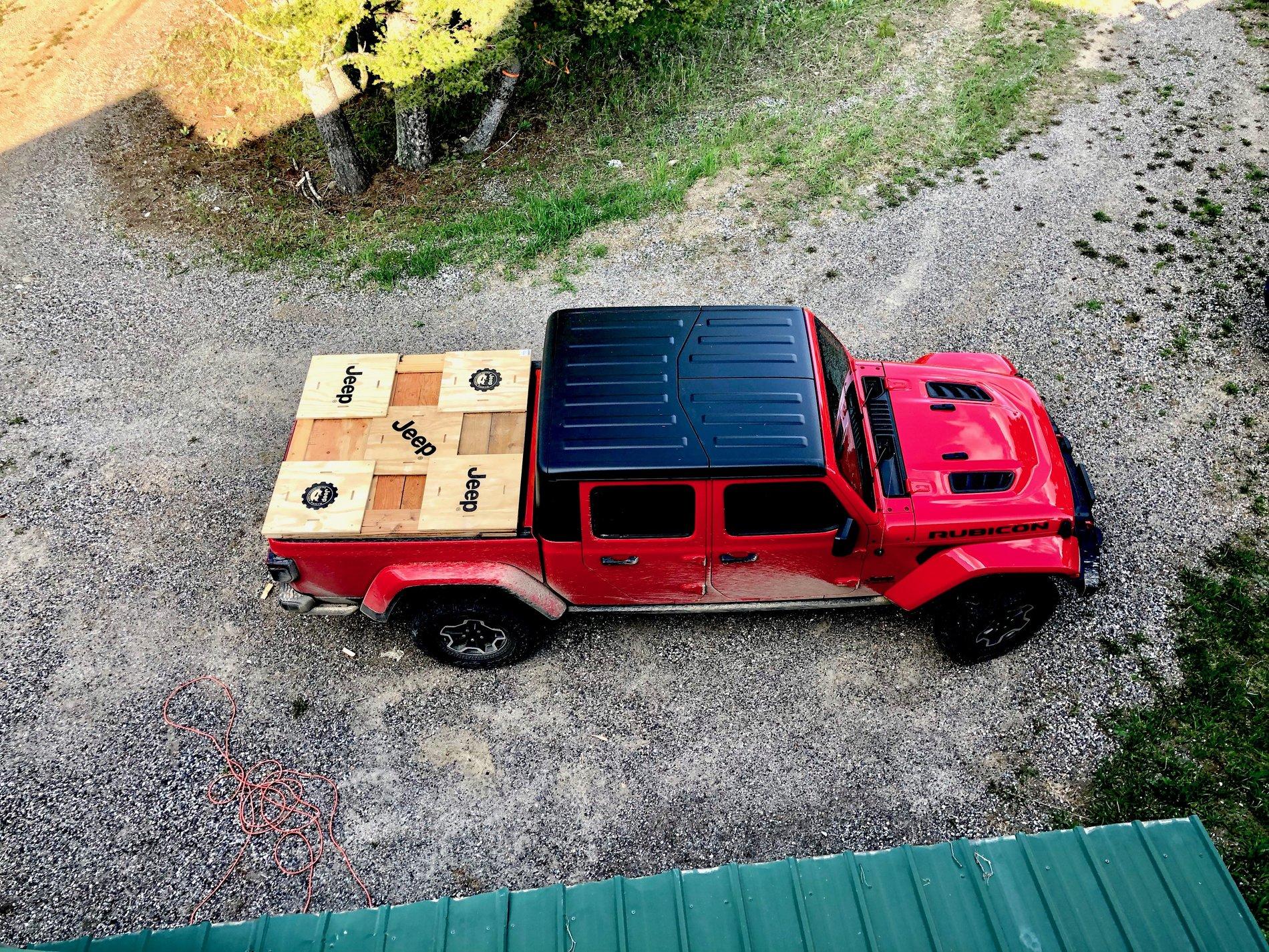 Jeep Gladiator Official "Battle of the Gladiators" Plywood photo contest! this was inevitable IMG_5288