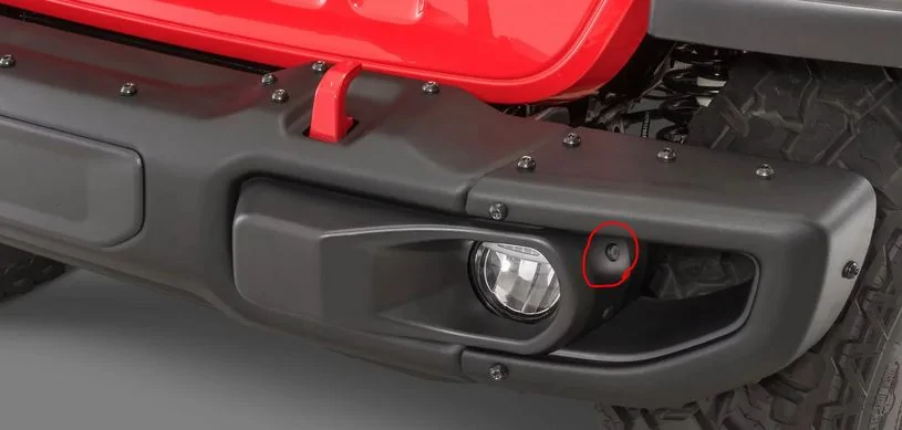 Jeep Gladiator Steel bumper fog light bezel trim bolt removal/replacement Captur